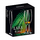 Bohemia Crystal Lara Flute 220ml/6pc