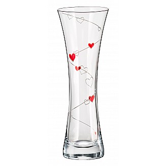 Bohemia Crystal Love Vase 195mm