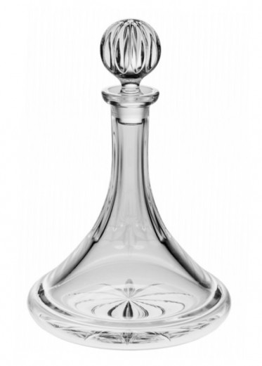 Bohemia Crystal Blank Ship Decanter 850ml