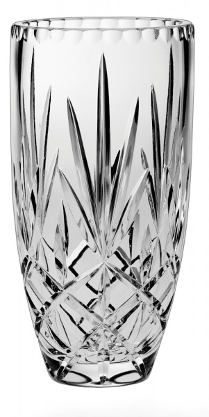 Bohemia Crystal Sheffield Barrel Vase 25.5cm