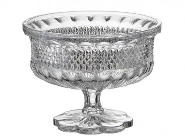 Bohemia Crystal Alexandria Footed Bowl 25cm