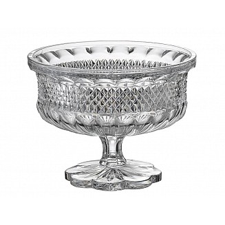 Bohemia Crystal Alexandria Footed Bowl 25cm