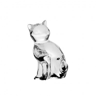 Bohemia Crystal Cat Figurine 6cm