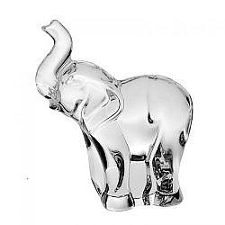 Bohemia Crystal Elephant Figurine 9cm