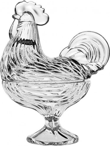 Bohemia Crystal Rooster box 21.5cm