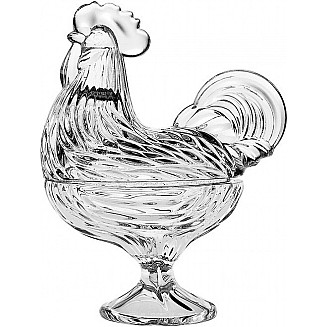 Bohemia Crystal Rooster box 21.5cm
