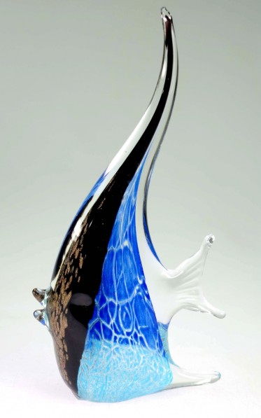 Hand Crafted Glass Animal Fish 23cm