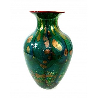 Hand Crafted Art Glass Vase 33CM
