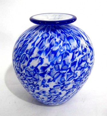 Hand Crafted Art Glass Vase 27CM
