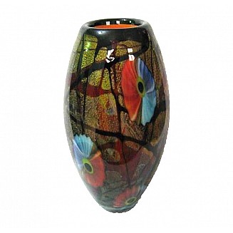 Hand Crafted Art Glass Vase 38CM