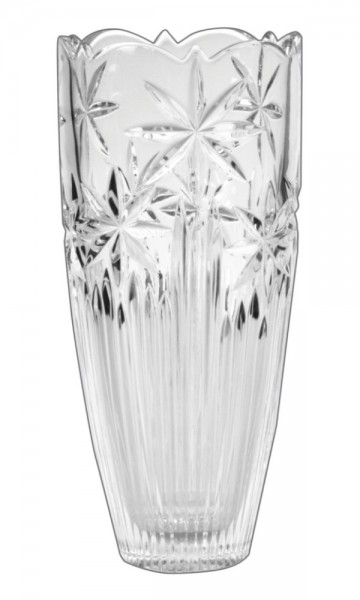Bohemia Crystal Nova Perseus Barrel Vase 25cm