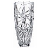 Bohemia Crystal Nova Pinwheel Barrel Vase 30cm