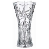 Bohemia Crystal Nova Pinwheel Waisted Vase 30cm